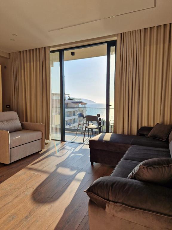 Luxury hotel restaurant terrace